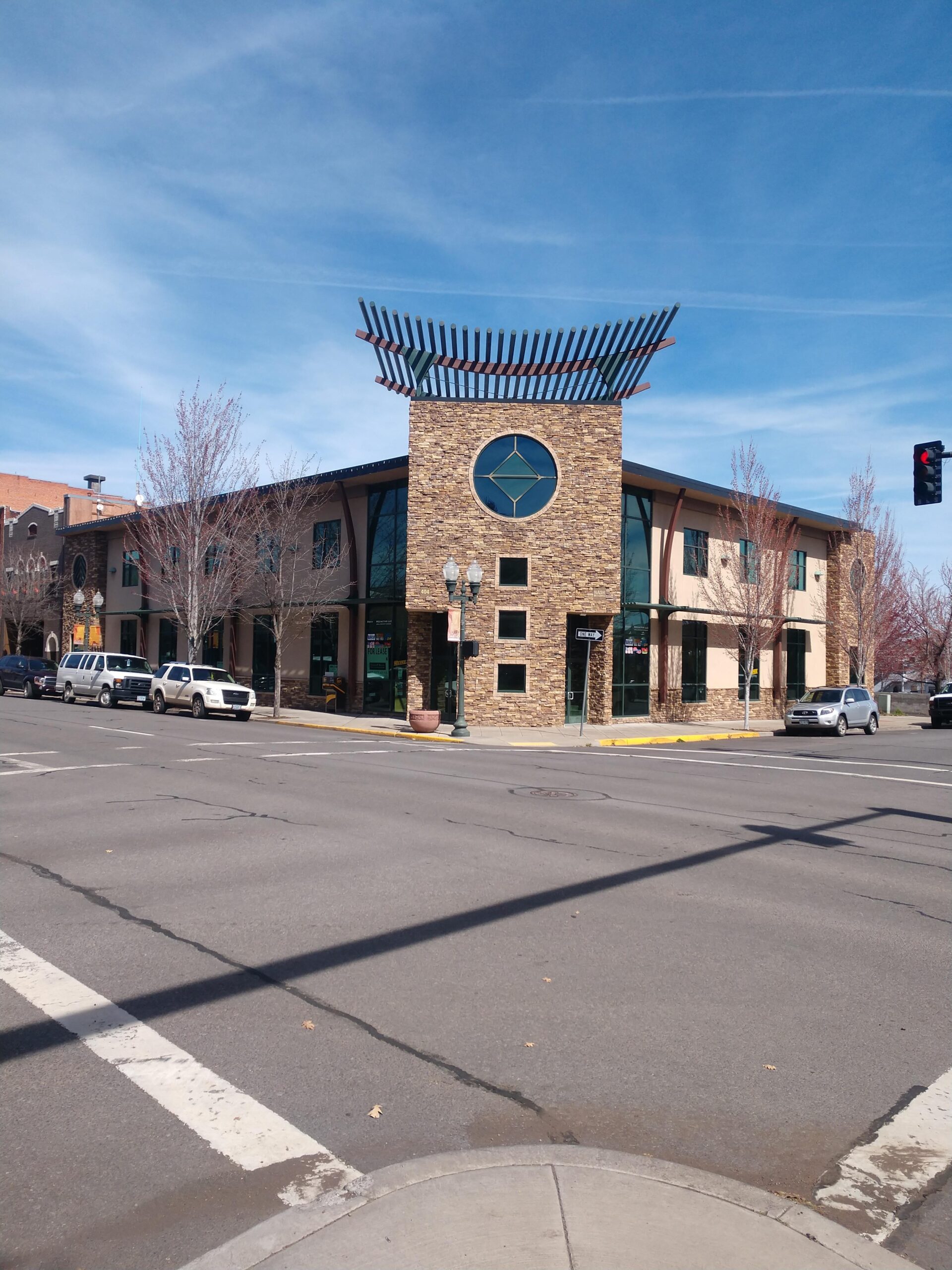Completed commercial construction project